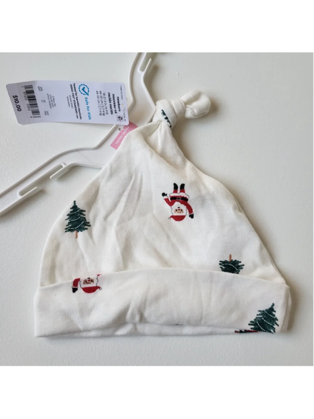 Newborn Carter's Just One You Christmas Reindeer Footed Pajamas & Hat Set – NWT